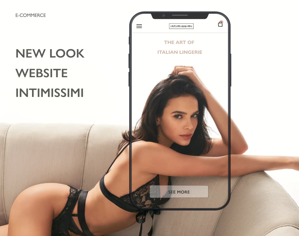 Intimissimi website redesign