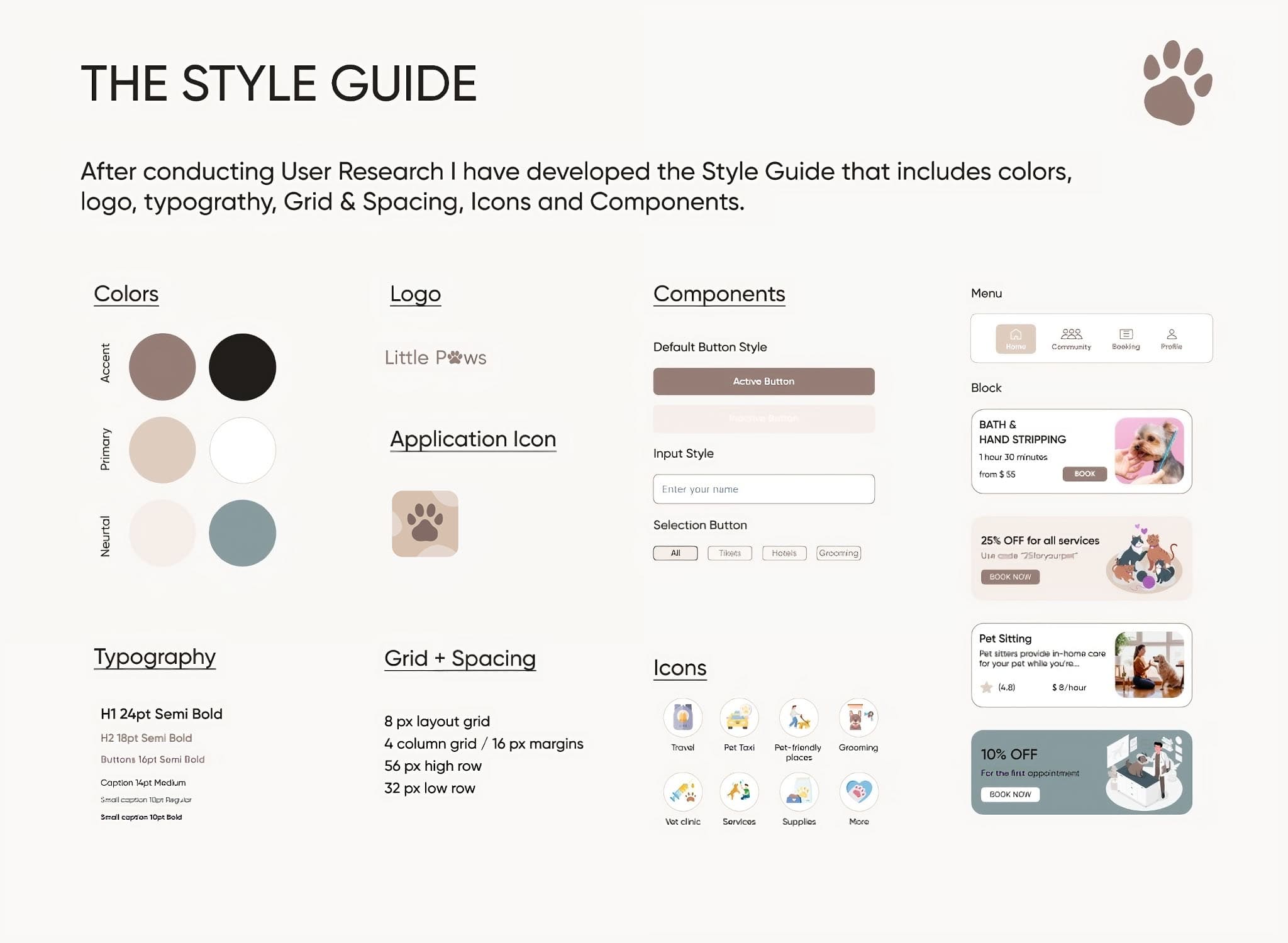 Little Paws style guide