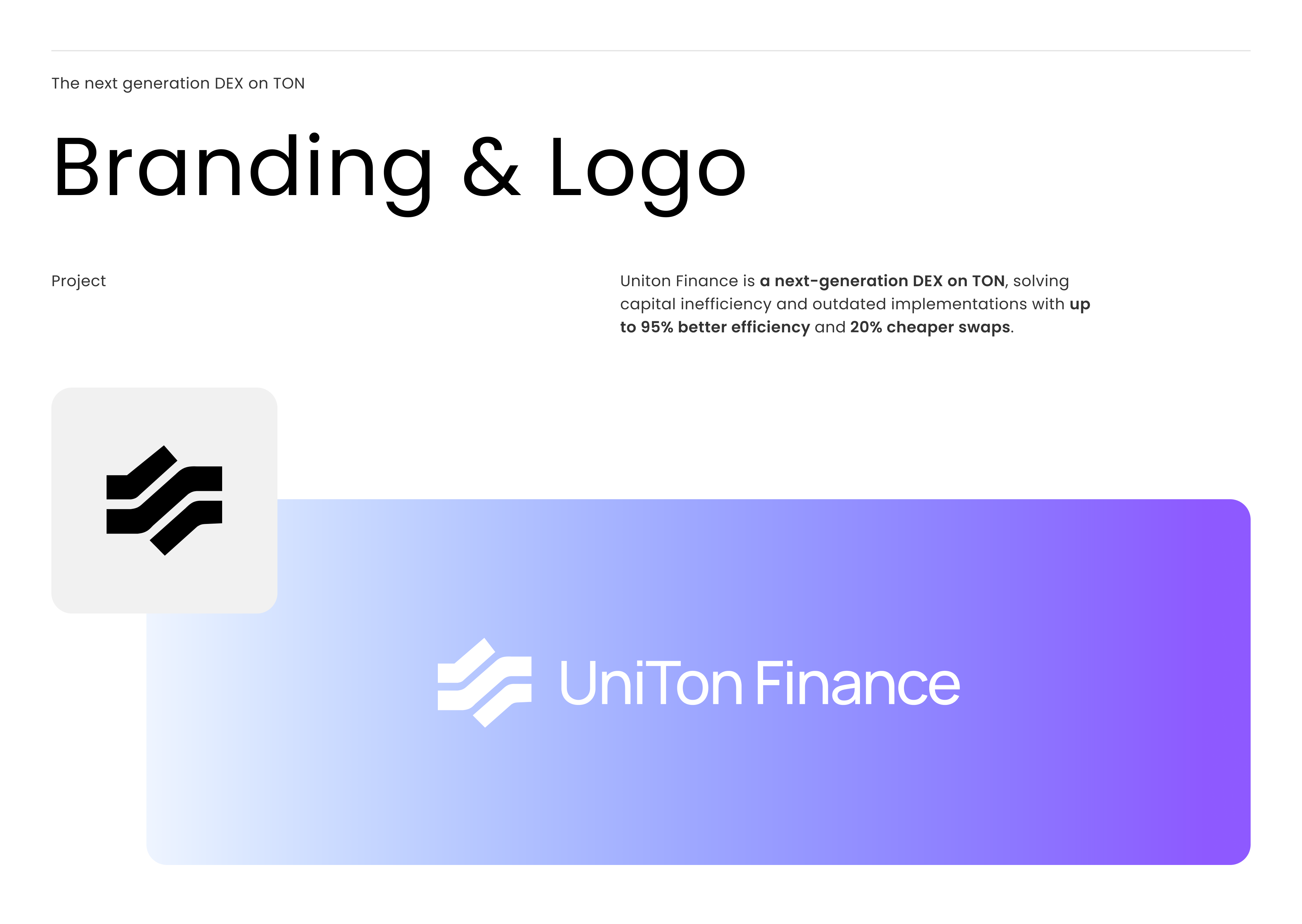 Uniton branding and logo